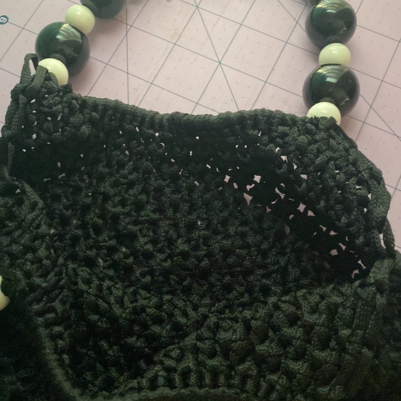 TWO NWTs crochet or knit handbags. With fringe - Picture 6 of 8